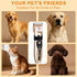 HappyYILIDA Dog Clippers for Grooming, Low Noise, Electric Quiet, Adjustable Clipper Comb for Dog Grooming Kit, cat