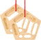 ZEMBSOYA Rock Climbing Training Board, Portable Fingerboards with Ropes, Professional Climbing Boards for