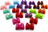 YOY 24PCS / 12 Pairs Adorable Grosgrain Ribbon Pet Dog Hair Bows with Rubber Bands - Puppy Grooming Hair Accessories Set