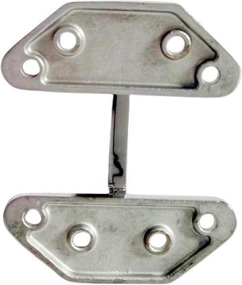 Long Reach Stainless Hatch Hinge, Heavy Duty Marine Grade 316 Hinge with Removable Pin for Yacht Hardware