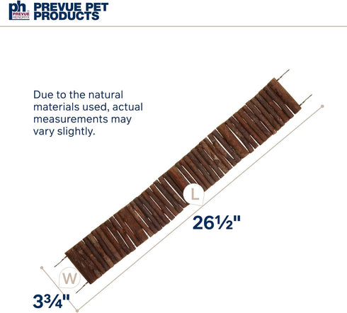 Prevue Pet Toy NAT Wonder Walk Bird Ladder, Large (62809), Brown