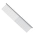PETTOM Pet Steel Grooming Tool - Poodle Finishing Butter Comb, 7.5-inch L Silver Dog Comb with Rounded Ends