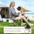 Backpack Collapsible Stool Folding Stool for Adults, Foldable Stool Portable Chair Heavy Duty Compact Travel Camping