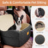 PEATCEC 35lbs, 2 Seamless Dog Car Seat for Small/Medium Dogs Under Detachable & Washable Elevated Pet Travel Bed