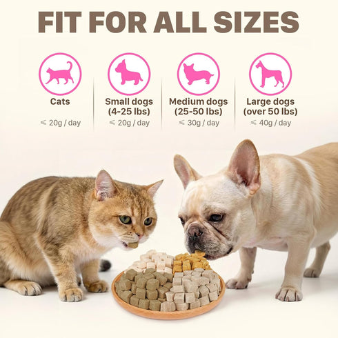 6 oz Freeze Dried Chicken Treats for Dogs & Cats, Single Ingredient High Protein Snack for Training, Picky Eaters