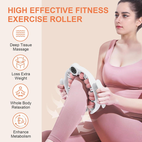 KESHWELL Massage Roller, Cellulite Massage Tool,Cellulite Remover for Legs,Foam Muscle Roller for Deep Relax,Manual