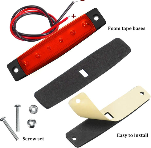10 12 66 22 HESTYA Pieces Marine Boat Lights V Utility LED Interior Lights and ft AWG LED Strips Extension Cable
