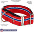 If It Barks - 1.5" Adjustable Martingale Collar for Dogs - Strong Comfy Nylon - Ideal for Training - Made in USA -