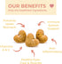 Sweet Potato Dog Treats - Organic, Grain Free, Non-GMO Biscuits Made in USA (8 oz)