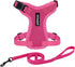 Voyager Step-in Lock Adjustable Cat Harness with Leash Combo Set - Best Pet Supplies, Fuchsia, XXS