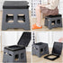 Healifty Portable Car Folding Toilet with Lid, Foldable Travel Potty for Camping and Outdoor Use, Portable Emergency