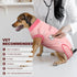 IDOMIK Dog Recovery Suit for Female Spay, Adjustable Anti-Licking Onesie, Soft Wound Bandage & E-Collar