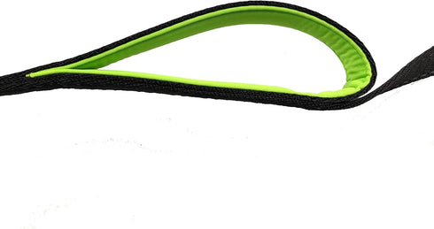 Dog Leash 6ft Long, Heavy Duty Traffic Padded Two Handle Lead for Control Safety Training, Black