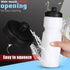 Sunnyray 10 Pcs Reusable Sports Water Bottle - 23 oz Blank Plastic Bottles with Pull Top Cap for Kids & Adults