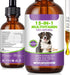 Vceeoy 15 1 C-20 D-100 B1-3,Dog Dog Multivitamin Drops, in Multivitamin Liquid for Dog with Vitamin Mg, Vitamin Iu