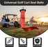 Orle Oko 42" 2-Passenger Retractable Golf Cart Seat Belts Long Universal Fit for EZGO TXT, Club Car DS, Yamaha