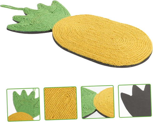 Sisal Cat Scratching Pad, Door Hanging, Wear-Resistant, Natural Sisal Rope and EVA Material, Ideal for Small to Large Breeds