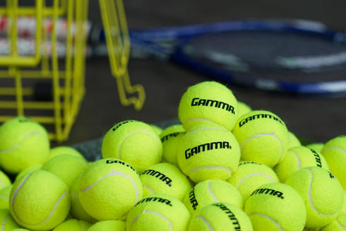 GAMMA 48 75 Pack Sports Pressureless Tennis Balls Box - Ideal for Practice, Teaching, and Training with High-Visbility