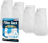 Aquatic Experts 4 inch Ring Filter Socks, 200 Micron, 4 Pack for Saltwater Aquarium and Sump Filter