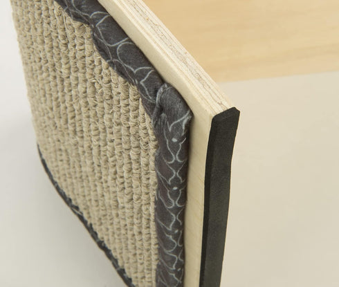 SmartyKat Sisal Angle Cat Scratch Ramp, Includes Catnip, Natural, One Size