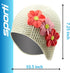 Sporti Bubble Swim Cap for Women, Anti-Slip Bathing Cap Made from Latex/Rubber