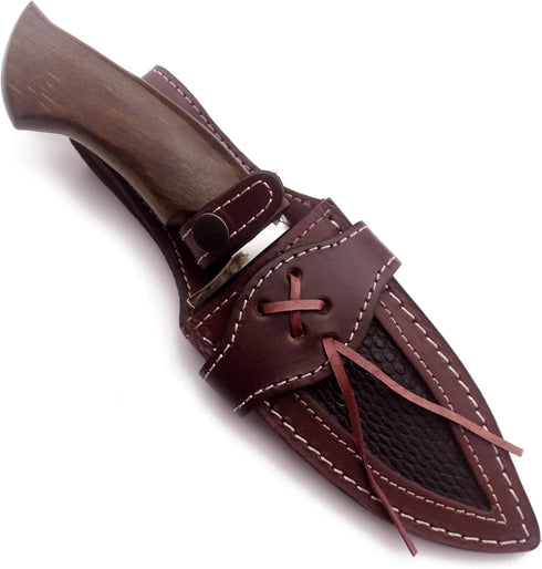 Handmade Damascus 10" Steel Bowie Knife for EDC, Hunting, Survival, Camping, Skinning, Bushcraft, Fishing.