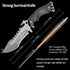 HX OUTDOORS Full Tang Camping Knife, Fixed Blade Survival Knife with Sheath for Outdoor, EDC, Hunting