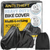 Waterproof Bicycle Cover for Outdoor Storage, Fits 1 or 2 Bikes, Heavy Duty Ripstop Fabric