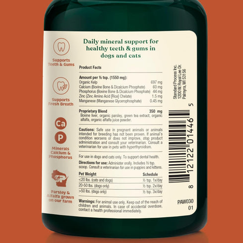Dental for Cats and Dogs - Teeth Support Powder for Dogs & Cats, 165 g Dental Health Supplements