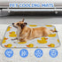 imiBBWQu Summer Summer 27" 22" Cooling Pad Duck Bubble Yellow White Cat Cooling Mat Washable Crate Pad for Dogs Pet Mat