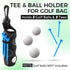 21 2 Pcs Golf Essentials Kit, Golf Club Cleaning Kit - Golf Club Brush & Golf Towel, Golf Ball Bag & Tees Holder