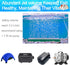 12 Inch Aquarium Air Stones Bar - Air Stone Kit with 5 Pcs Square Oxygen Diffuser for Fish Tank Pumps