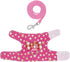 CheeseandU Small Pet Outdoor Walking Harness Vest and Leash Set with Cute Bowknot Decor for Rat Ferret