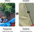 Hammock Rain Fly Tent Tarp, 32ft Long Ridgeline, 9.8x9.5ft Waterproof 210D Oxford with Guy Lines