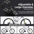 Sportneer Heavy Duty Bike Lock: U Lock with 6ft Security Steel Cable, Bicycle U-Locks with Keys