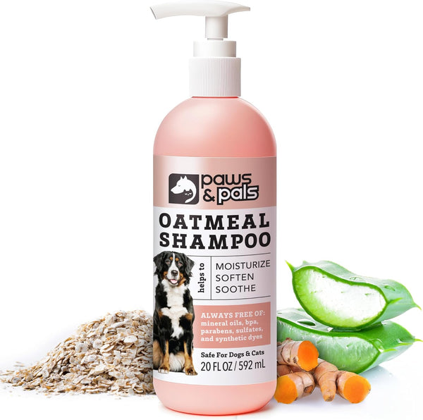 6-in-1 Dog Shampoo and Conditioner - Made in USA, 20oz Vet Formula for Itchy Skin, De-Shedding, and Odor Relief
