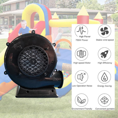 180W 14ft/15ft/16ft/17ft XHYCPY Air Blower, Air Pump, Perfect for Inflatable Projector Screen Blow Up Screen, Jumper