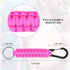 Hicarer 10 Pieces Paracord Keychain Quick Release Key Clip Lanyard Hook for Men & Women