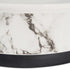 Bone Dry Pet Bowl Collection - Large Ceramic Set, Marble, 2 Count, White