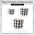 Bone Dry Pet Storage Collection Small Round Collapsible Bin, Black