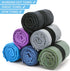Yaozoon 6 Pack Towel(6 Pack(Dark)) Workout Towels Microfiber Quick Dry Lightweight Gym Towel Men Women Fitness Yoga
