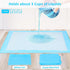 ScratchMe Super Absorbent Waterproof Dog and Puppy Training Pad, Housebreaking Pet Pad, Blue (50PCS, 17.6"x23.6")