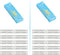 Tough Aquarium Algae Scraper Blade with 20PCS Replacement Blades