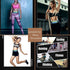 USHAKE Running Belt with Bounce-Free Pouch for iPhone and Samsung Galaxy, Ideal for Running, Walking, Gym Workouts