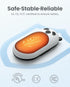 Rechargeable Hand Warmers 2 Pack, 6000mAh Electric Reusable Pocket Heater for Outdoor