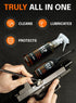 5 Oz 3-in-1 50 3x3 Gun Cleaner and Lubricant kit Gun Oil Spray & Needle Oiler - Cleaner, Lubricant & Protectant Gun Oil