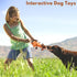 Squeaky Dog Toys, Tug of War Toy for Large Dogs, Plush Puppy Toys with Pull Rope, Interactive Toys for Small, Medium,