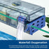 Multi Layer Fish Tank Filter with Waterfall Oxygenation for 20-30 Gallon Tanks, Flexible Mounting, Dust & Splash