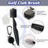 Golf Accessories Kit, Golf Club Cleaning Kit - Microfiber Towel, Club Brush, Divot Tool with Marker