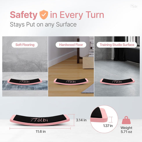 Premium Turn Board for Dancers & Skaters Improve Turning, Balance & Spins Technique | Ballet, Ice Skating & Dance